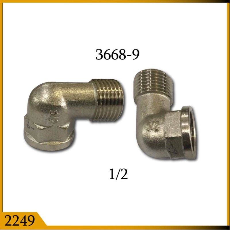 ELBOW 1/2 IN 1/2 OUT SS (2249)